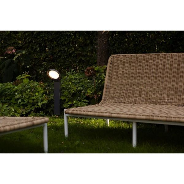 Baliza LED de exterior redondo POLO 15W 3000K en antracita 1540Lm 15W 3000K