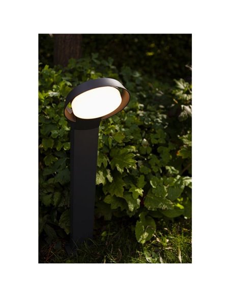 Baliza LED de exterior redondo POLO 15W 3000K en antracita 1540Lm 15W 3000K