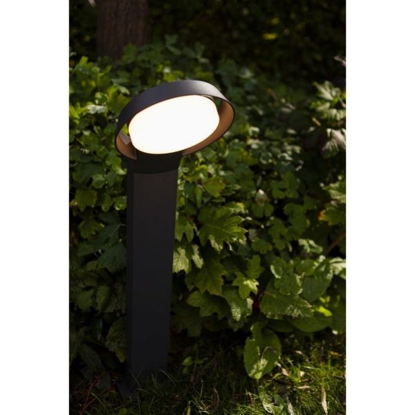 Baliza LED de exterior redondo POLO 15W 3000K en antracita 1540Lm 15W 3000K