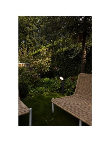 Baliza LED de exterior redondo POLO 15W 3000K en antracita 1540Lm 15W 3000K