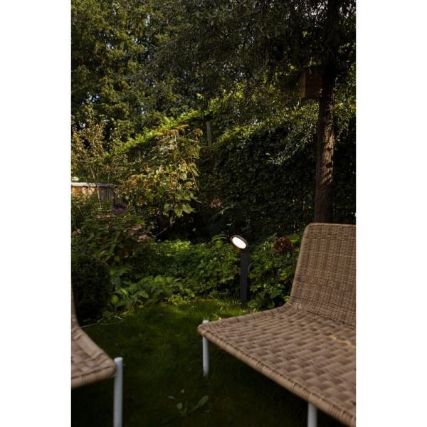 Balise LED ronde extérieure POLO 15 W 3000 K, anthracite, 1540 lm, 15 W 3000 K