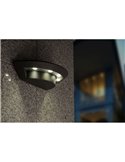 Aplique de pared exterior LED GHOST ovalado antracita 4000K 700Lm 7,5W