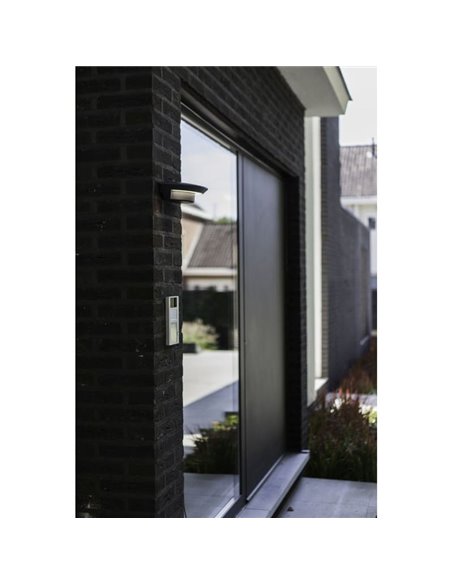 Aplique de pared exterior LED GHOST ovalado antracita 4000K 700Lm 7,5W