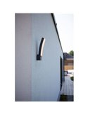 Aplique LED curvo de exterior KIRA súper potente antracita 17,3W 4000K 1950Lm