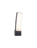 Aplique LED curvo de exterior KIRA súper potente antracita 17,3W 4000K 1950Lm