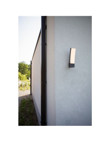 Aplique LED curvo de exterior KIRA súper potente antracita 17,3W 4000K 1950Lm