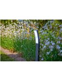 Baliza de exterior LED curvo KIRA antracita 4000K súper potente 1950Lm 17,3W