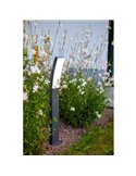 Baliza de exterior LED curvo KIRA antracita 4000K súper potente 1950Lm 17,3W