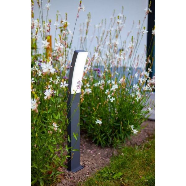 Farol exterior LED curvo KIRA antracite 4000K super potente 1950Lm 17,3W