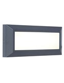 Aplique de pared inferior LED HELENA antracita  para exterior 4000K 11W 1090Lm