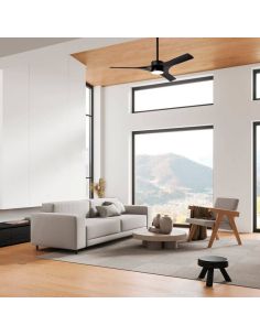 Ventilador LED de 30W com lâminas pretas THAI 35W 2700K-5000K, 2400 Lm 2