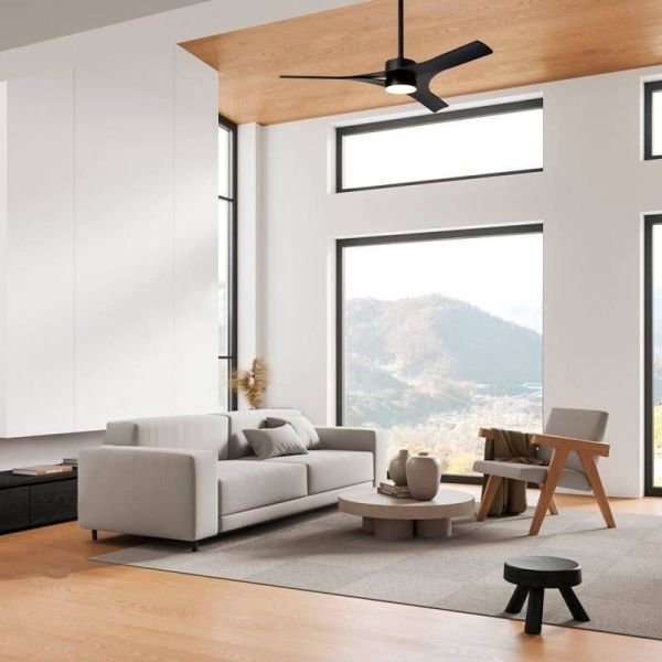Ventilador LED 30W con aspas THAI 35W Negro 2700K-5000K, 2400 Lm