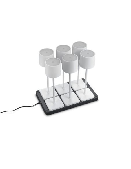 Pack 6 Lámparas Sobremesa LED Regulables cargándose