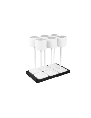 Pack 6 Lámparas Sobremesa LED Regulables vista de lado