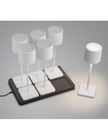 Pack 6 Lámparas Sobremesa LED Regulables foto ambiente - Leonleds