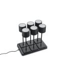 Pack 6 Lámparas de Sobremesa LED para Exterior IP54 FERNANDEZ Batería + Estación de Carga | LeonLeds