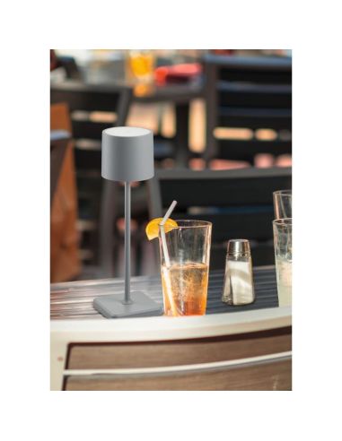 Lámpara Sobremesa LED para Exterior FERNANDEZ Recargable USB-C IP54 | LeonLeds