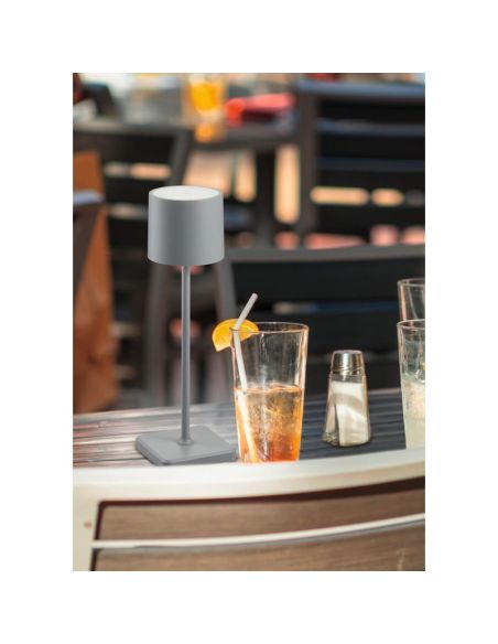 Lámpara Sobremesa LED para Exterior FERNANDEZ Recargable USB-C IP54 | LeonLeds