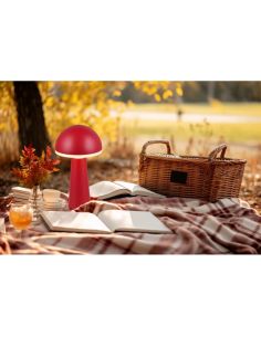 Candeeiro de mesa LED estilo cogumelo FUNGO Bateria USB-C com intensidade ajustável | LeonLeds 2