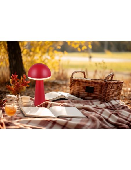 Lámpara Sobremesa LED FUNGO Estilo Seta Batería USB-C Intensidad Regulable| LeonLeds