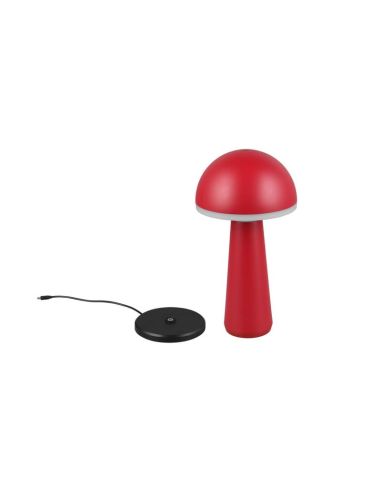 Lámpara Sobremesa LED FUNGO Estilo Seta Batería USB-C Intensidad Regulable| LeonLeds