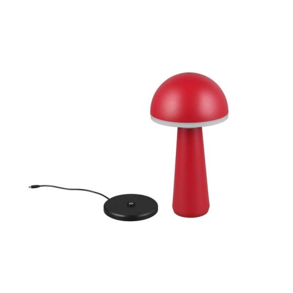 Lámpara Sobremesa LED FUNGO Estilo Seta Batería USB-C Intensidad Regulable| LeonLeds