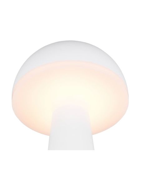 Candeeiro de mesa LED FUNGO estilo cogumelo com bateria USB-C com intensidade ajustável | LeonLeds