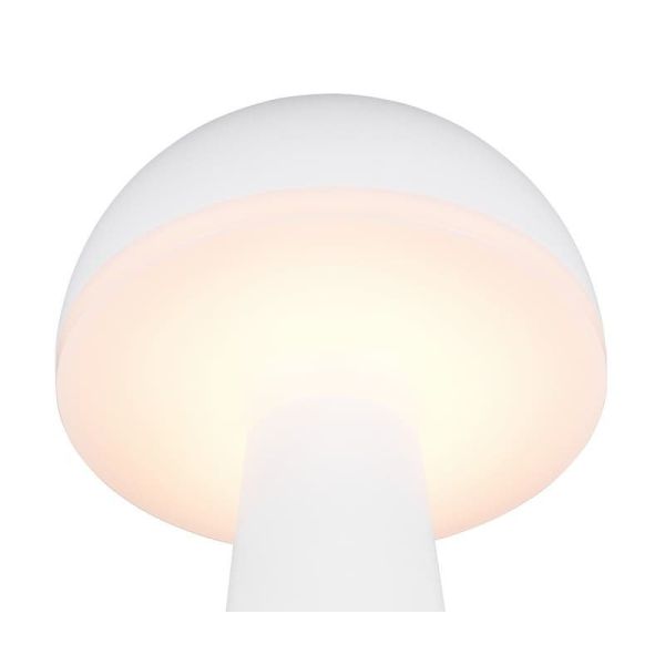 Lámpara Sobremesa Estilo Seta LED FUNGO Batería USB-C Intensidad Regulable | LeonLeds