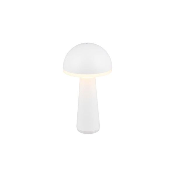 Lámpara Sobremesa Estilo Seta LED FUNGO Batería USB-C Intensidad Regulable | LeonLeds