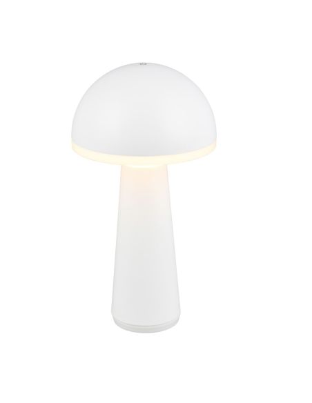 FUNGO Lampe de table LED style champignon Batterie USB-C Intensité réglable | LéonLeds