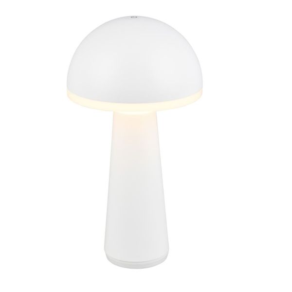 Lámpara Sobremesa Estilo Seta LED FUNGO Batería USB-C Intensidad Regulable | LeonLeds