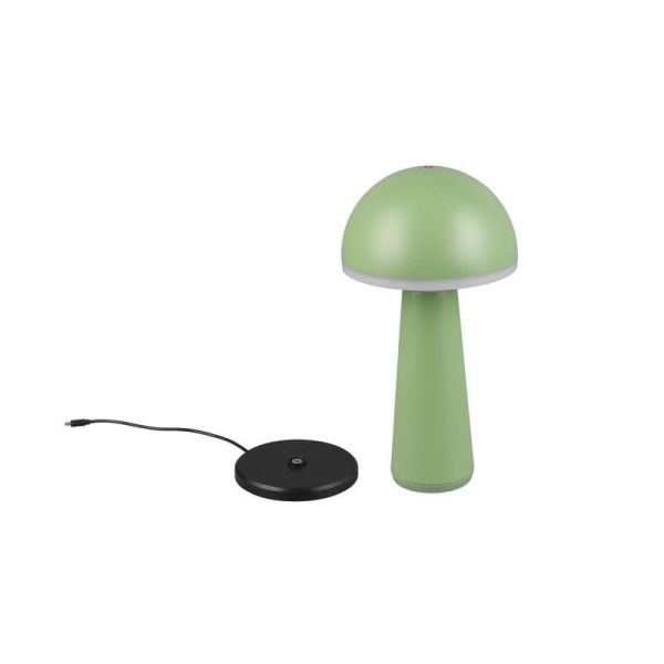 Lámpara Mesa Seta Diseño FUNGO Recargable USB-C Intensidad Regulable| LeonLeds