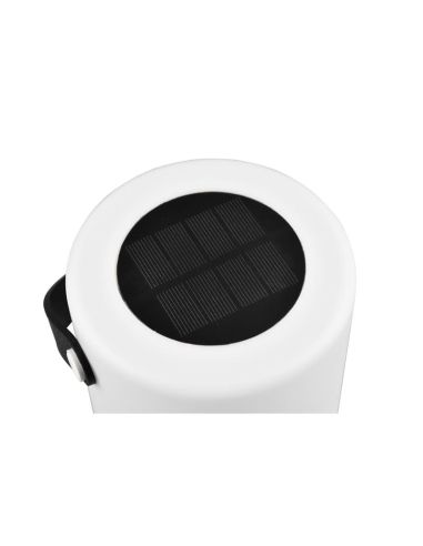 Lampe de table d'extérieur avec poignée GARCIA Charge solaire et batterie USB-C RGB | LéonLeds