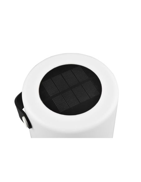 Lámpara de Sobremesa Exterior Con Asa GARCIA Carga Solar y Batería USB-C RGB | LeonLeds