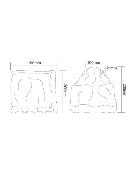 Prise de courant de jardin avec 4 fiches PRISE DE JARDIN Très décorative | LéonLeds