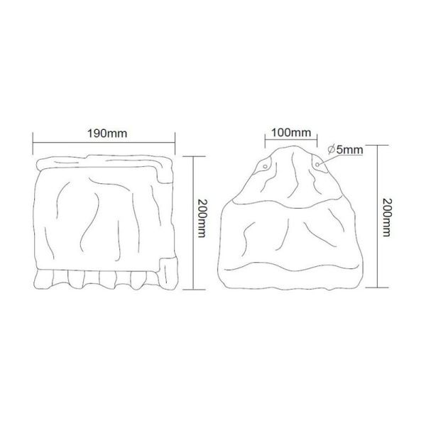 Tomada de jardim com 4 fichas TOMADA DE JARDIM Muito decorativa | LeonLeds