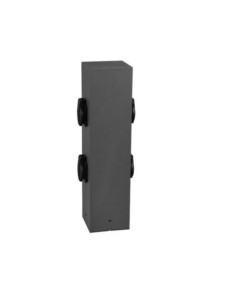 Toma de Corriente Estilo Baliza 2 Enchufes GARDEN SOCKET IP44 | LeonLeds