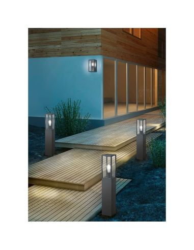 Baliza para Exterior de Superficie GARONNE 80cm Bombilla excl.1xE27 max.60W IP44 | LeonLeds
