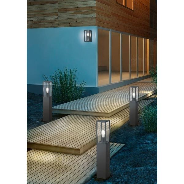 Baliza para Exterior de Superficie GARONNE 80cm Bombilla excl.1xE27 max.60W IP44 | LeonLeds
