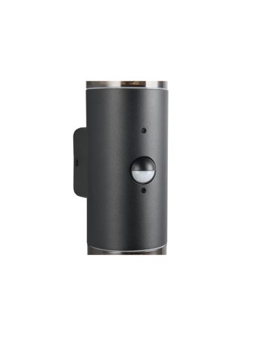 Aplique de Pared 2 Luces Exterior HOOSIC Sensor de Movimiento | LeonLeds