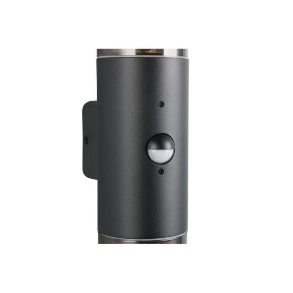 Aplique de Pared 2 Luces Exterior HOOSIC Sensor de Movimiento | LeonLeds