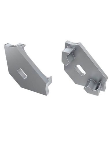 Tapa Final gris con Agujero para...