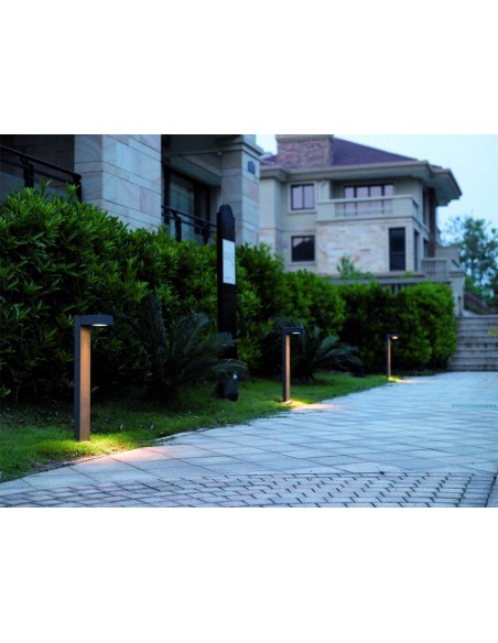 Baliza Exterior LED Guiu IP54 GX53 para Bombilla LED T2 de Dopo Antracita | LeonLeds