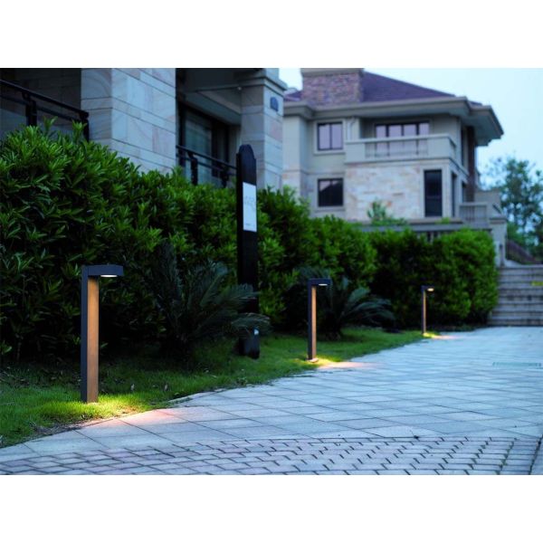 Baliza Exterior LED Guiu IP54 GX53 para Bombilla LED T2 de Dopo Antracita | LeonLeds