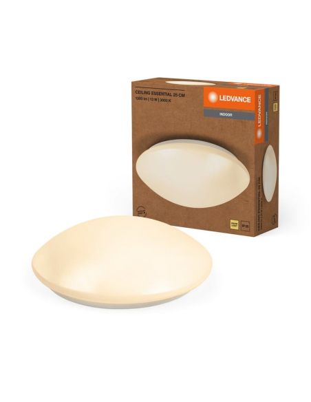 Plafón de Techo LED Gama ESSENTIAL Ø25CM incl.13W IP20 920lm Fácil Instalación | LeonLeds