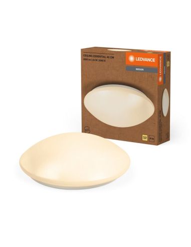 Plafón LED de Techo Gama ESSENTIAL Ø40CM incl.24W IP20 1920lm 3000K | LeonLeds