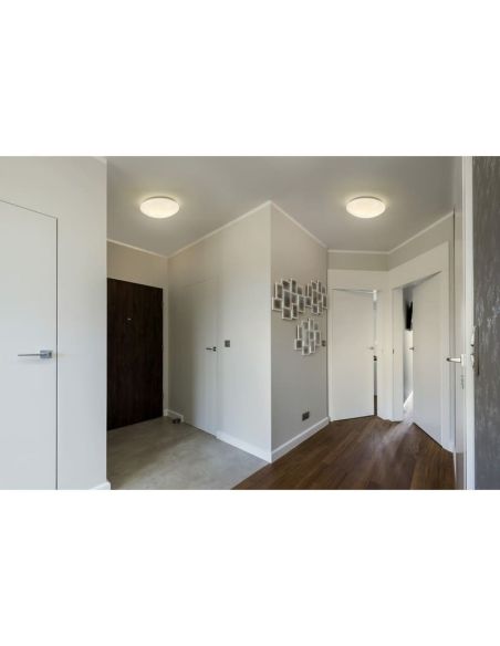 Plafón de Techo Gama ESSENTIAL Ø35CM Fuente de luz excl.2xE27 IP20 | LeonLeds