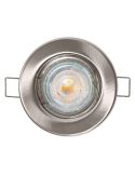 Foco SPOT Gama ESSENTIAL 3X2.6W 2700K GU10 (Set 3 unidades) IP20 Níquel | LeonLeds