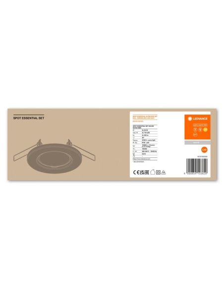 Foco SPOT Gama ESSENTIAL 3X2.6W 2700K GU10 (Set 3 unidades) IP20 Blanco | LeonLeds