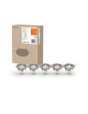 Foco SPOT Gama ESSENTIAL 5X2.6W 2700K GU10 (Set 5 unidades) IP20 Níquel | LeonLeds